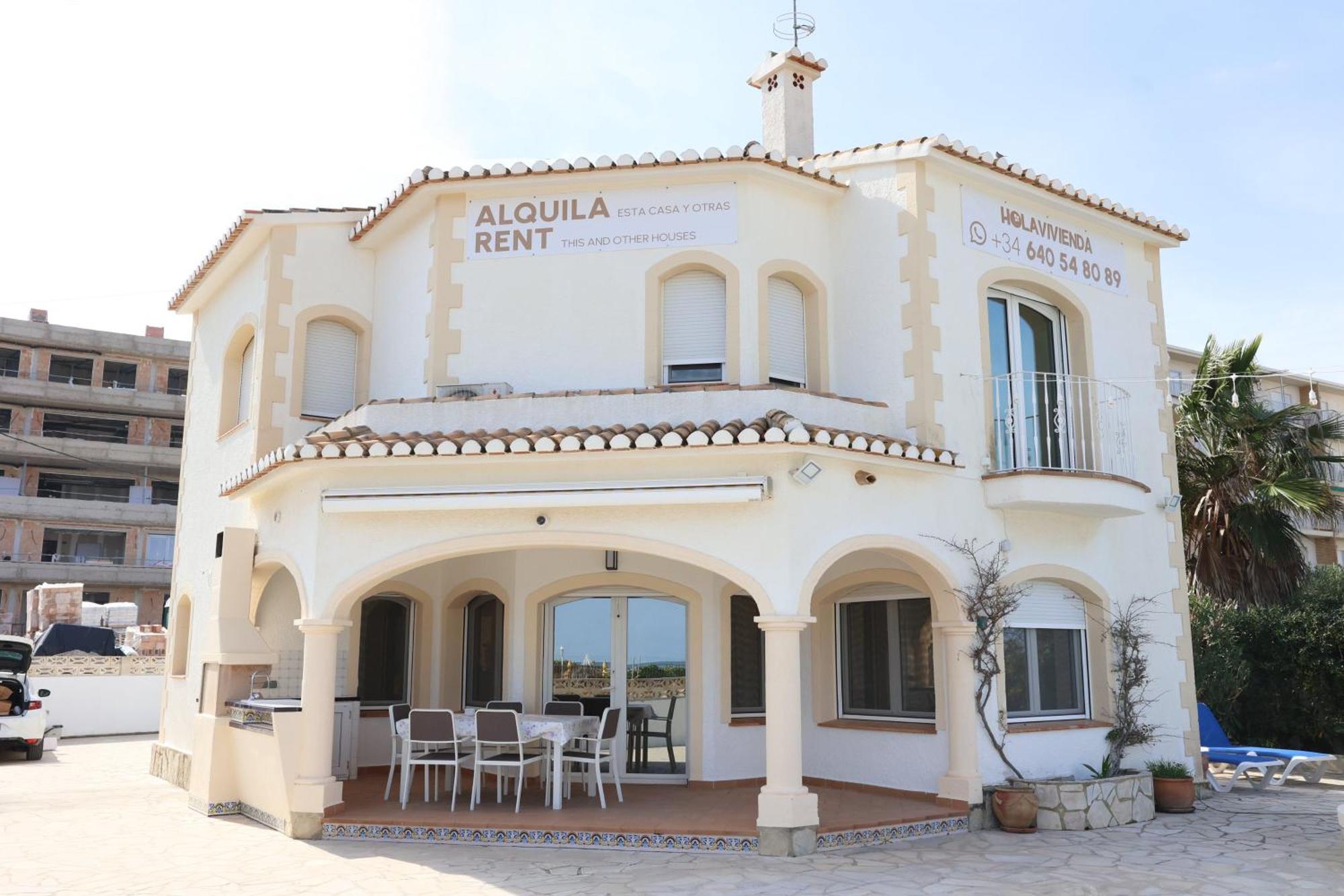 Chalet En La Playa Con Piscina Privada - Holavivienda Inmobiliaria Denia Εξωτερικό φωτογραφία
